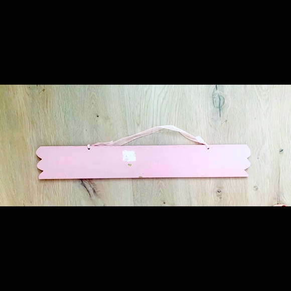 Little Girl’s Room Decor, “Fairy Tales Do Come True” Pink Wall Plaque - Picture 3 of 4